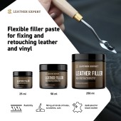 Leather Expert - Leather Filler Black (25 ml)