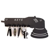 Poka Premium Hanger for car keys in shape of polishing machine with additional shelf