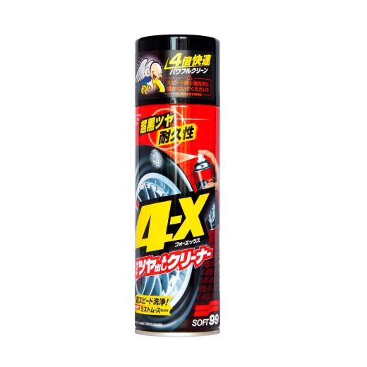 Soft99 4-X Tire Cleaner gumiabroncs tisztító és impregnáló (470 ml)