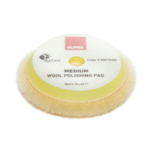 RUPES Medium Wool Polishing Pad 80/90 mm gyapjú polírozókorong