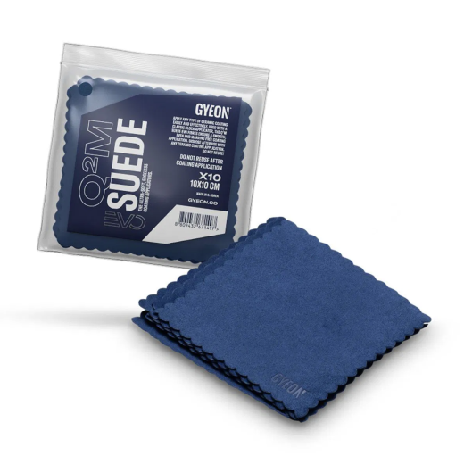 Gyeon Q2M Suede EVO 10-Pack mikroszálas applikációs törlőkendők (10 x 10 cm)