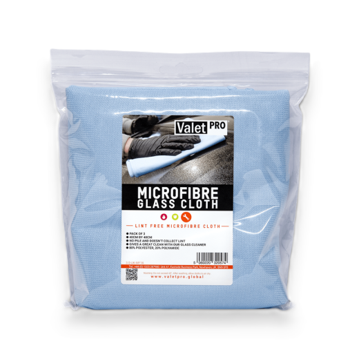 ValetPRO Microfibre Glass Cloth kendők az ablakokra (3 pack)