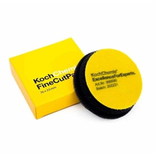 Koch Chemie Fine Cut Pad sárga polírozó korong, 76 x 23 mm