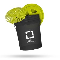 Liquid Elements Washing bucket - 20L including dirt sieve and lid vödör